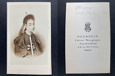 Neurdein, Paris, Empress of China Vintage cdv albumen print. picture