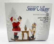 Department Dept 56 Snow Village Santa Comes To Town 2016 4050997 *REPAIRED* picture