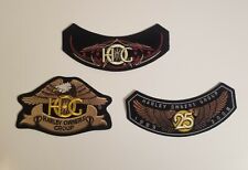 LOT OF 3 HARLEY OWNERS GROUP PATCHES HARLEY DAVIDSON HOG COLLECTION  picture