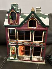 Mr. Christmas The Night Before Christmas House Missing Reindeer On Roof Works picture