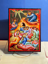 PRAYER IN GETHSEMANE-Orthodox high quality byzantine style Wooden Icon 6x8 picture