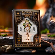 Notorious Gambling Frog Playing Cards - Golden Edition Rare Playing Cards picture