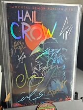 🔥 Hail Crow King of Hell 1 Javan Jordan Last Ronin Homage Foil Signed 7x 🔥 picture
