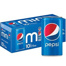 Pepsi Soda, 7.5 Ounce Mini Cans, 10 Pack picture