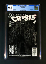 IDENTITY CRISIS #1 CGC 9.8 NM 2nd Print Michael Turner Negative Cover DC 2004 picture