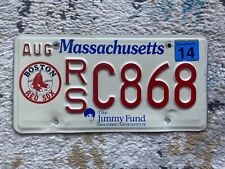 LICENSE PLATES    MASSACHUSETTS  BOSTON RED SOX RS C868 EXPIRED picture