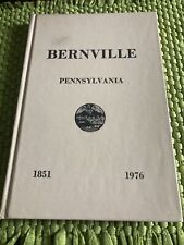 BERNVILLE PENNSYLVANIA 1851-1976 American Revolution Bicentennial HISTORY BOOK picture