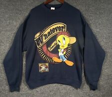 VTG Looney Tunes Whatever Tweety Bird Warner Bros 1997 XL Pullover Sweatshirt picture