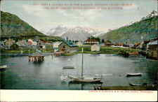 Postcard: 5009. SITKA ALASKA FROM THE HARBOR SHOWING GREEK CHURCH AND picture