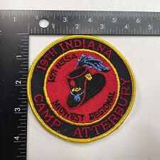 Vtg 1971 19th INDIANA CAMP ATTERBURY Civil War Skirmish NSSA Patch 09R1 picture