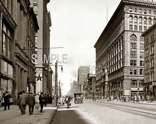 1911 Main Street BUFFALO NY Vintage Scene 8.5X11 PHOTO picture