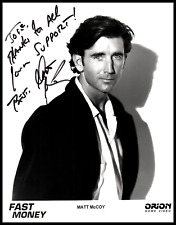 Matt McCoy 🖋🎥 Original Signed Autograph Hollywood Actor Photo K 16 picture