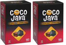 2 PACK Coco Java Natural Coconut Hookah Charcoal Shisha Coal 144 PCS /2 KG Cubes picture