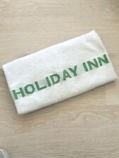 Vintage HOLIDAY INN Motel Bath Towel Cannon Cotton Green Letters picture