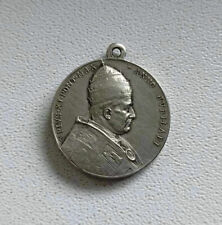 Rare Antique Religion Silver Church Catholic Icon medallion/pendant-POPE PIUS XI picture