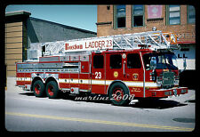 (MZ) ORIG FIRE APPARATUS/RESCUE SLIDE BOSTON, MA  LADDER 23 picture