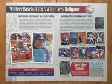 1993 '94 Fleer Baseball Trading Cards Print Ad/Poster MLB Tim Salmon Promo Art picture