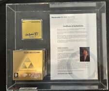 Nintendo Game Boy Advance SP Zelda Limited Edition signed by Shigeru Miyamoto picture