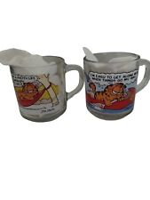 Garfield McDonald's Glasses 1978 Set Of 2 picture