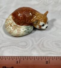 Adorable tiny Red Panda Ceramic Figurine  picture