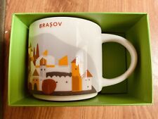 Starbucks 2013 You Are Here Collection YAH mug BRASOV or ROMANIA MINT NEW IN BOX picture
