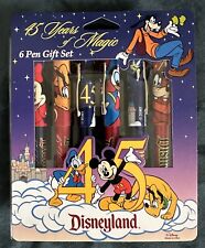 DISNEYLAND 45 YEARS OF MAGIC 6 Pen Gift Set MINT  picture