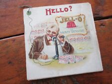 C1910 JELLO advertising book HELLO? everyone on phone ROSE O'NEILL illustrations picture