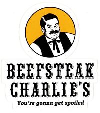 Beefsteak Charlie's Logo Sticker (reproduction) picture