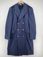 US AIR FORCE Coat Mens 39R 1971 Wool Serge Trench Dress Overcoat Military USAF picture