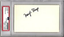 MERYL STREEP 1976 Signed Autographed 3x5 Index Card PSA/DNA SLABBED picture