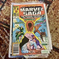 Marvel Saga Lot Of 15 Official History Of Marvel Universe Mar 1986 Comic Books @ picture