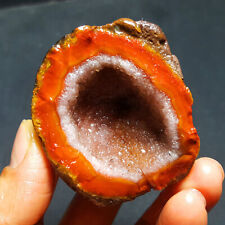 96g Natural rough  Warring States Red Agate Cornucopia Crystal Healing 5070+ picture