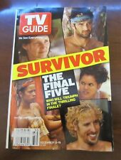 TV Guide Survivor the final five Dec 13-19 2003 ships same day with Tracking picture