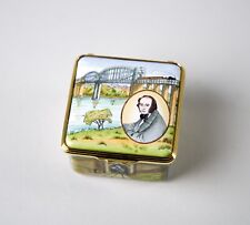 Halcyon Days Brunel Britain's Great Engineer Enamel Box Limited Edition #20/75 picture