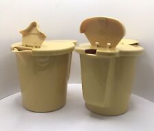 Vintage Tupperware Harvest Gold Sugar and Creamer Set -Beautiful Condition  picture