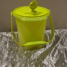New Beautiful Round Tupperware Bucket Container 5L Bright Lime Green Color picture