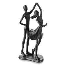 Sziqiqi Iron 6th for Couple - Black Metal Couple Sculpture Gifts for Her Aest... picture
