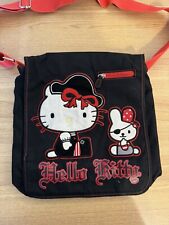 Vintage Rare 04’ Pirate Hello Kitty Sanrio Black/red Messenger Style Bag Purse picture