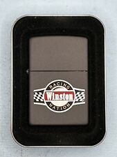 Vintage 2000 Winston Racing Nation Black Matte Zippo Lighter Rare NEW picture