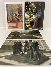 Auguste Rodin Museum Paris France Musee Rodin Souvenir Postcard LOT of 4 picture