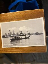 Detroit - Windsor Ferry At Windsor Ontario.  Postcard picture