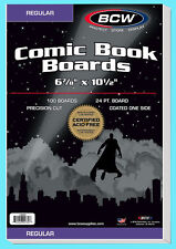 100 BCW REGULAR COMIC BOOK BACKING BOARDS 6-7/8
