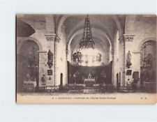 Postcard Intérieur de l Eglise Saint Georges Mussidan France picture