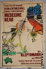 Medicine Head Poster Orig Vintage Kleptomania Promo Trent Poly Nottingham 1975 picture
