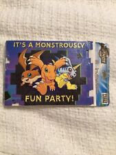 Digimon NOS 2000 Party Invitations Birthday Party Supplies NIP picture