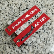 AC-130 Gunship Remove Before Flight ® Keychain, Tag, Streamer picture