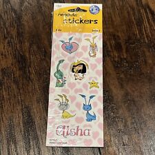 VINTAGE 2002 Y2K Neopets Full Sheet Stickers VTG Aisha  Series 1 80007 Read picture