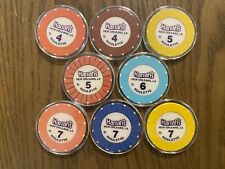 Lot of 8 Roulette Chips from Harrah's New Orleans, LA picture