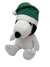 Kohl's Cares Snoopy Beagle Dog W/ Night Cap Hat Plush Stuffed Animal Toy 13” EUC picture