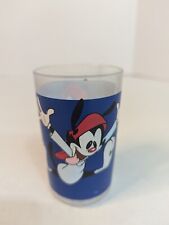 Animaniacs  Wacko Vintage Cup Glass Tumbler Juice Glass 4” Warner Bros 1994 picture